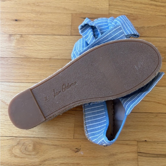 Sam Edelman Blue Striped Espadrilles - Picture 2 of 5